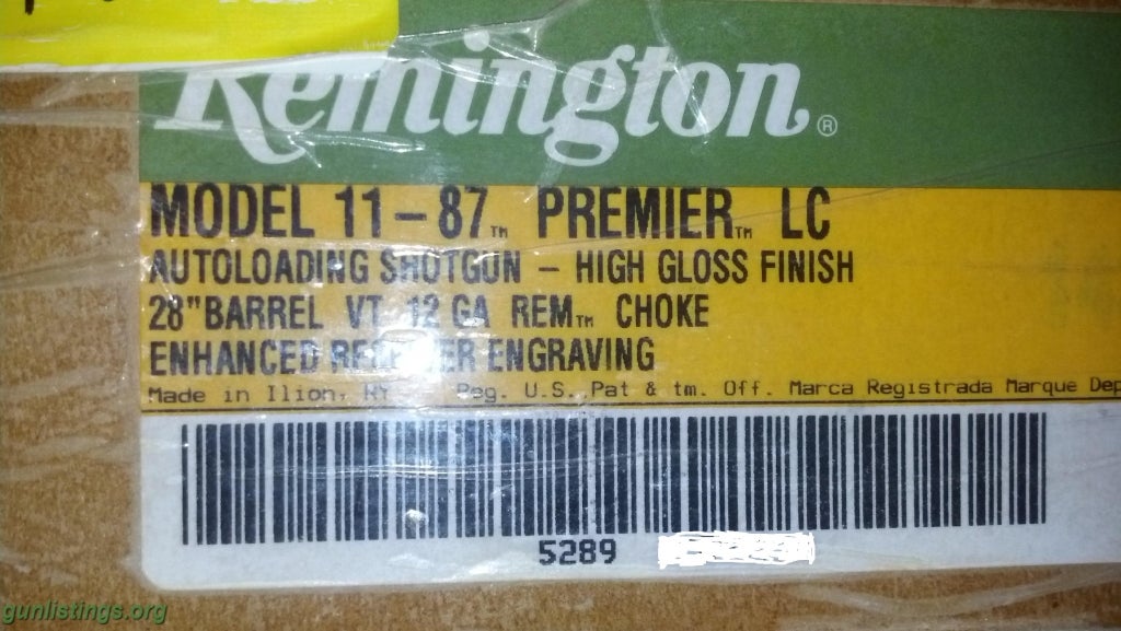 Shotguns Remington 11-87 Premier NIB