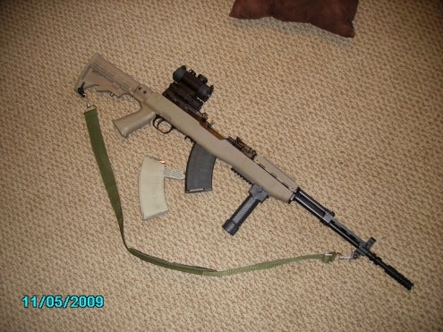 Rifles Tactical Yugoslavian SKS W/Tapco Stock/ Tru-Glo Scope