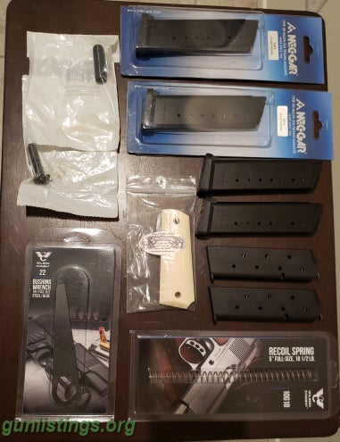 Accessories 1911 Mags, Grips, Parts New