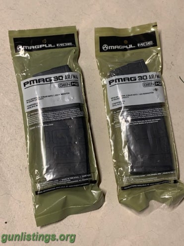 Accessories 2 Brand New Magpul PMAGs Mags AR Magazines 223 5.56