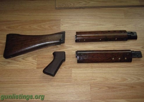 Fal L1a1 Wood Furniture Set W Heatsheild Handguards In Bend