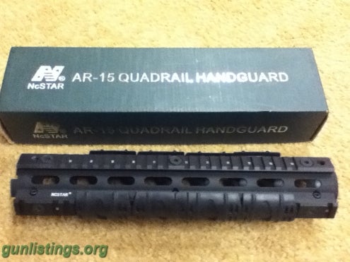 NC-Star AR-15 Quad Rail Handguard and 12 Rubber Quad Ra in columbus ...