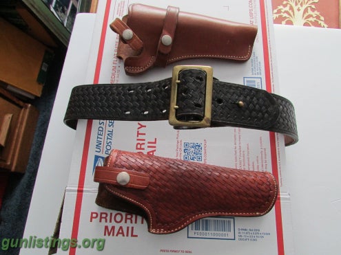 Accessories SW And Old West Holsters And Gunbelt