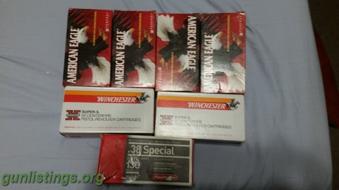 Ammo 250 Rounds Fmj And 100 Rounds Hp 38 Special Ammo