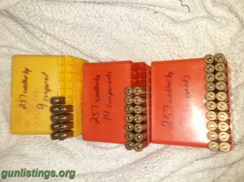 Ammo 257 Weatherby Component