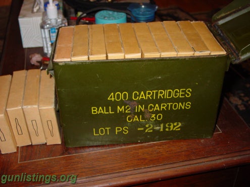 Ammo 30cal M2 Ball Ammo For M1 Garands