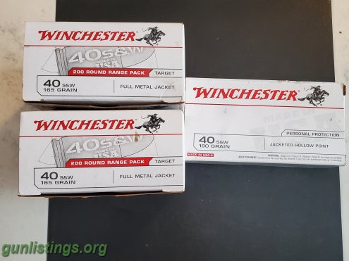 Ammo 40 Cal Ammo 450 Rounds