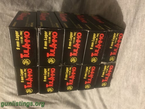 Ammo 500 Rounds Of 9mm For Trade
