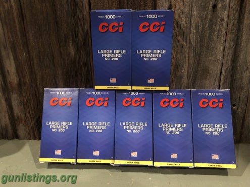 Ammo 7000 CCI Large Rifle Primers No. 200