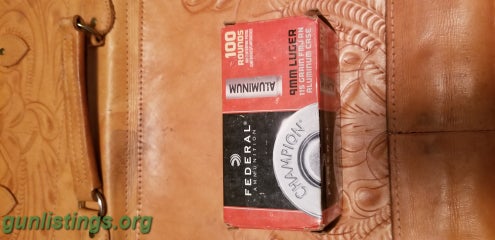 ammunition federal 9mm aluminum round case box gunlistings viewed times listing been