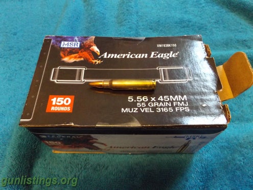 Ammo American Eagle Federal 5.56