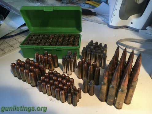 Ammo Assorted Ammunition 45 Auto, 357 Magnum, 38 Special