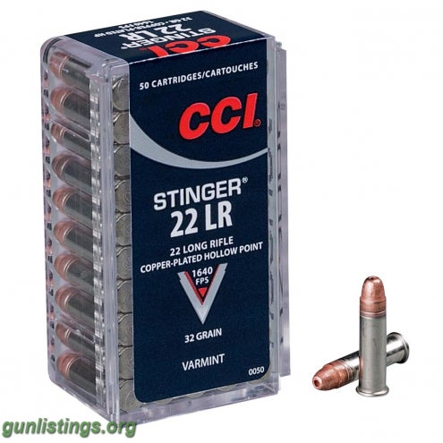 Ammo CCI STINGERS. 50RD  PLASTIC CONTAINER PACKS. Trades?