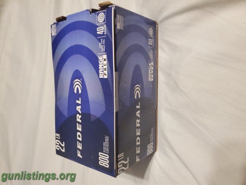 Ammo Federal 22lr Range Pack 800 Rounds