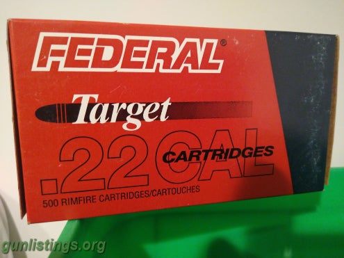 Ammo Federal Target 22 And Bulk