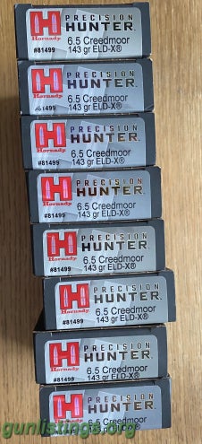 Ammo Hornaday Precision Hunter 6.5 Creedmoor