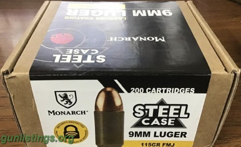 Ammo Monarch 9mm Luger Ammunition