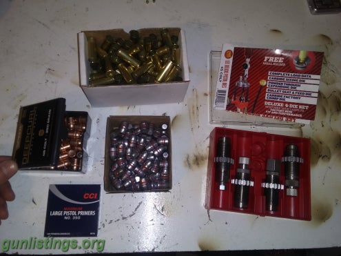 Ammo Primers, Brass, Bullets And Dies 45 Colt