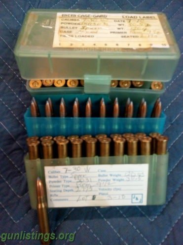 Ammo Rare 7-30 Waters Ammo
