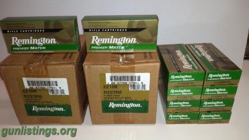 Ammo Remington 223 62gr Match Ammo