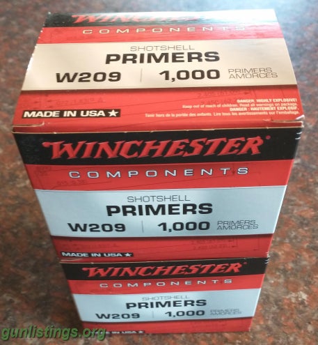 Ammo Trade 209 Primers For Pistol Or Rifle Primers