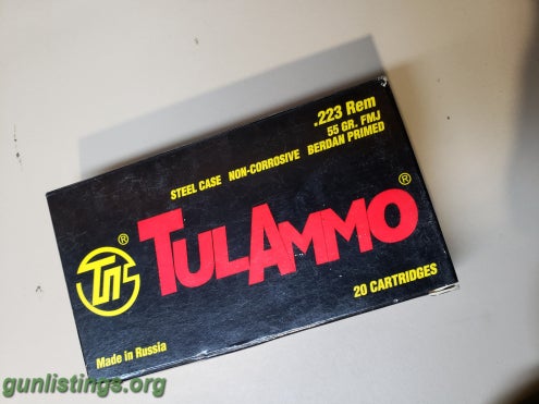 Ammo Tula/Wolf .223 - 549rds