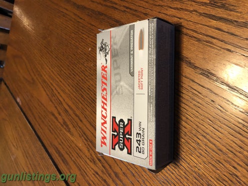 Ammo Winchester 243 Win 18 Rounds
