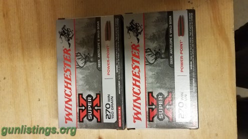 Ammo Winchester 270 WIN 150gr 40rds