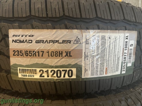Misc 4 NEW All Terrain Tires Nitto Nomad Grapplers