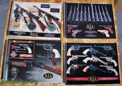 Misc Firearms Auction Catalogs & Book Collection