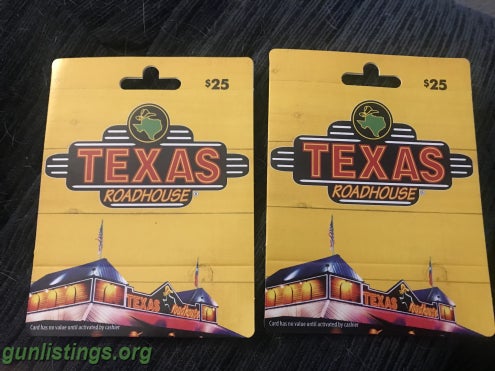 Misc Texas Roadhouse Gift Cards
