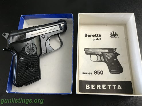 Pistols Beretta 950 BS 25ACP