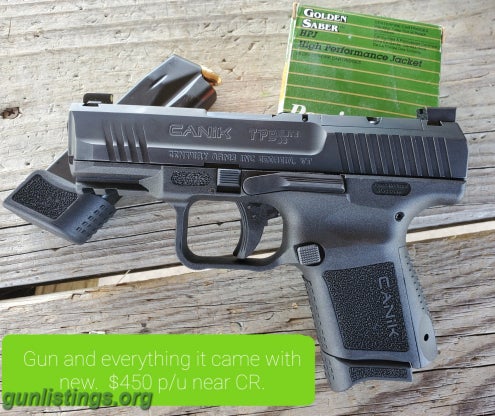 Pistols Canik TP9 Elite SC & Ruger SR40 F/S/T.