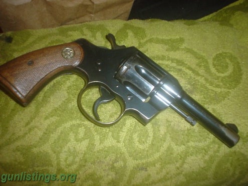 Pistols Colt Official Police 38 Special Revolver