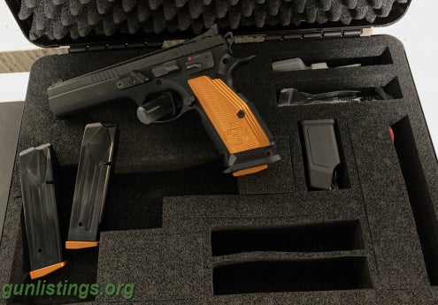 Pistols CZ 75 Tactical Sport Orange 9mm
