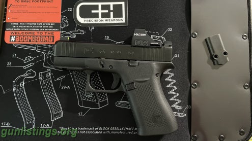 Pistols Glock 43x MOS W/RMR