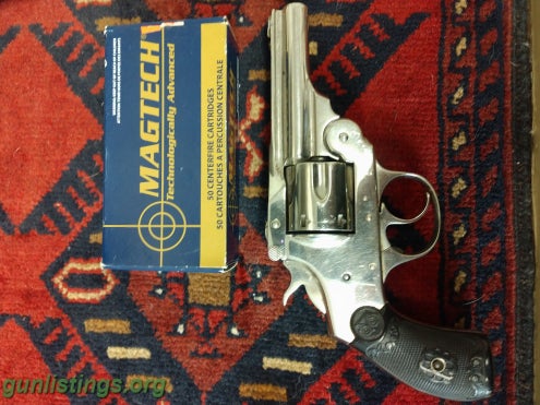 Pistols Iver Johnson .32 Revolver With Box Of Ammo