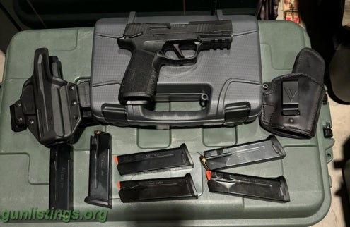 Pistols Like New Sig X Macro With Extra Mags, Two Holsters