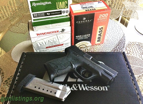 Pistols M&P Shield 9 Performance Center Ported With Ammo