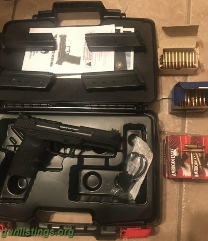 Pistols New Ruger 57 With Extras And Ammo