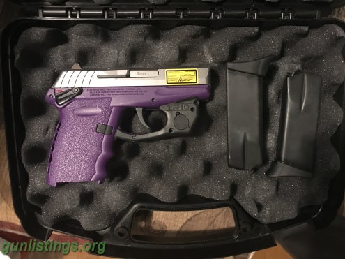 Pistols Sccy Cpx 1 Purple With Lazer