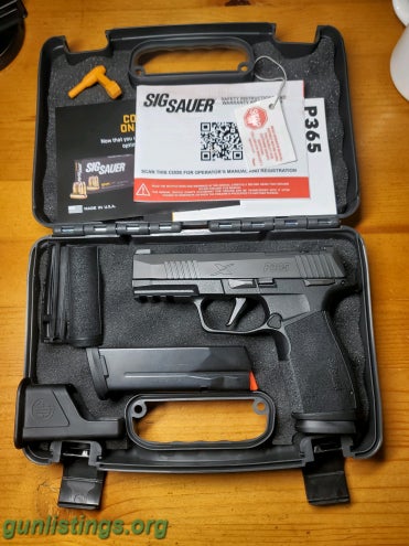 Pistols Sig Sauer P365 X-Macro Semi-Auto Pistol (Optics Ready)