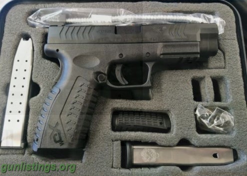 Pistols Springfield Armory XDM9459BHCOSP XDm-9mm XD-M Black 4.5