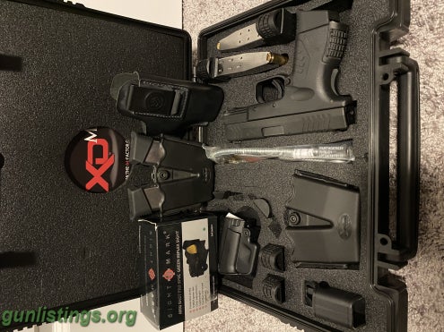 Pistols Springfield XDM 45 3.8 W/ Accessories