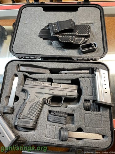 Pistols Springfield XDS 9mm With 7 Mags & Holster