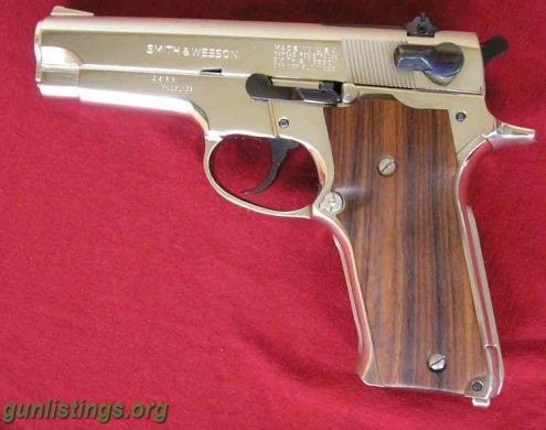 Pistols S&W 1911 Style 9mm Nickel Pistol