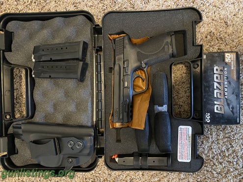 Pistols S&W M&P2.0C 9mm Package W/Ammo
