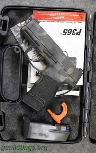 Pistols Triarc Systems Sig P365 Camo Cerakote Tuned 9mm 3.1