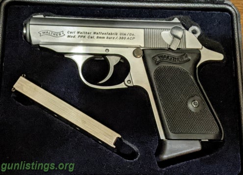 Pistols Walther PPK .380 ACP Stainless