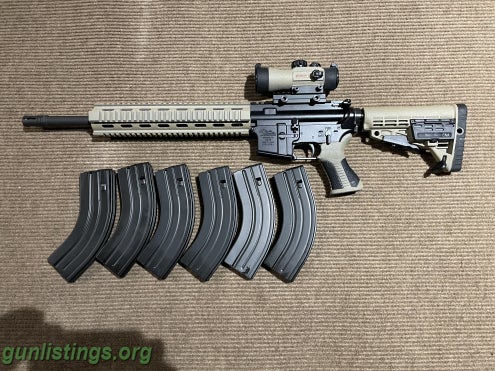 Rifles 7.62 AR 15 6x Clips 1000 Rounds